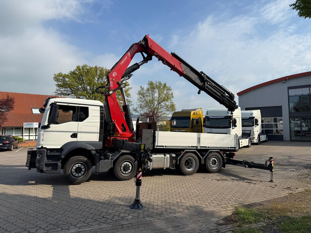MAN 35.520 8x4 mit Kran Fassi F800 RA2.28 - Crane truck: picture 1 MAN 35.520 8x4 mit Kran Fassi F800 RA2.28 - Crane truck: picture 1