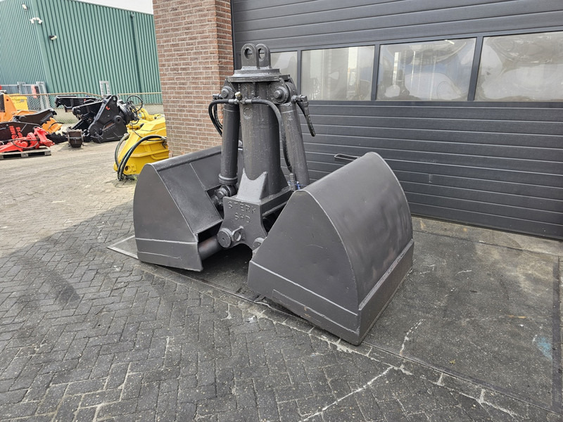 Liebherr gm 1250 liter clamshell bucket liebherr sennebogen fuchs - Clamshell bucket for Construction machinery: picture 2 Liebherr gm 1250 liter clamshell bucket liebherr sennebogen fuchs - Clamshell bucket for Construction machinery: picture 2