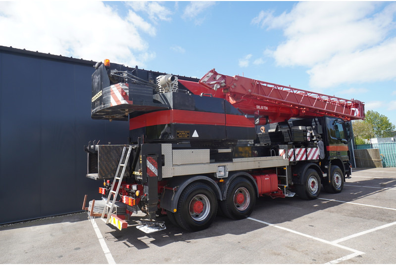 Crane truck Mercedes-Benz ACTROS 4141 / FAUN HK60 MOBILE CRANE WITH JIB: picture 8