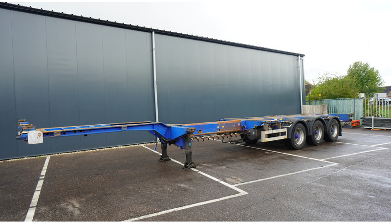 Pacton 3 AXLE MULTI CONTAINER TRANSPORT TRAILER EXTENDABLE 45 FT - Container transporter/ Swap body semi-trailer: picture 2 Pacton 3 AXLE MULTI CONTAINER TRANSPORT TRAILER EXTENDABLE 45 FT - Container transporter/ Swap body semi-trailer: picture 2