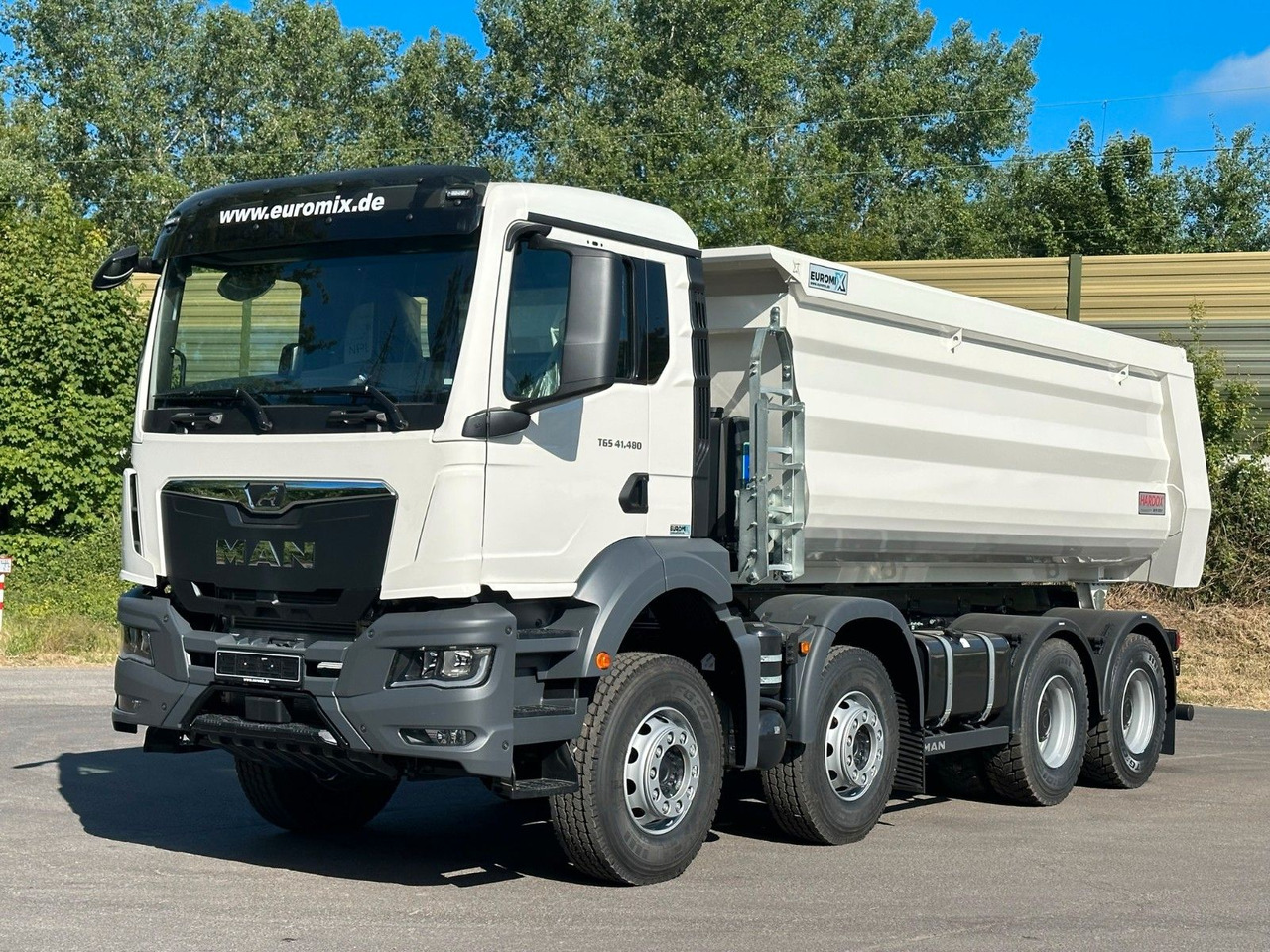 MAN TGS 41.480 BB 8X4 Euromix Mulden Kipper HARDOX - Tipper: picture 2 MAN TGS 41.480 BB 8X4 Euromix Mulden Kipper HARDOX - Tipper: picture 2