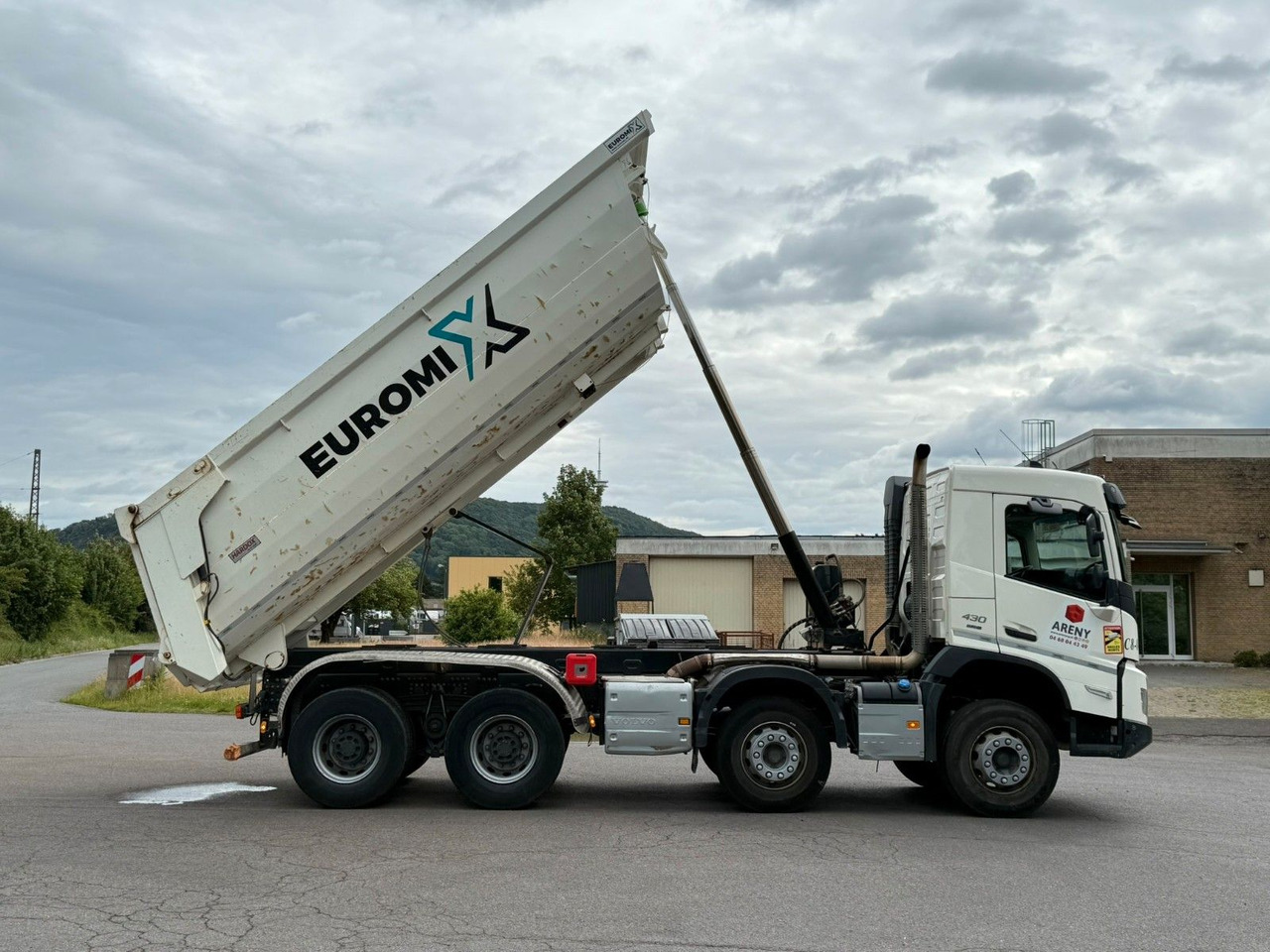 Tipper Volvo FMX 430 8X4 EuromixMTP 16m³ Hydraulische Klappe: picture 14