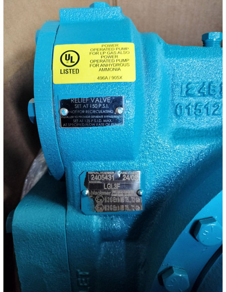 New Water pump Blackmer LPG Pump LGLD2 and LGLD3( and more) Gas, Lpg, Gpl, Gaz, Propane, Butane (Pumpset v-belt drive): picture 6