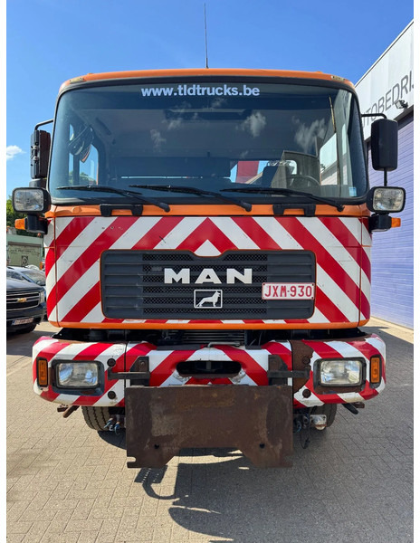 MAN ME18.250 **4x4-TIPPER+PALFINGER PK8500-BELGIAN TRUCK** - Tipper, Crane truck: picture 2 MAN ME18.250 **4x4-TIPPER+PALFINGER PK8500-BELGIAN TRUCK** - Tipper, Crane truck: picture 2