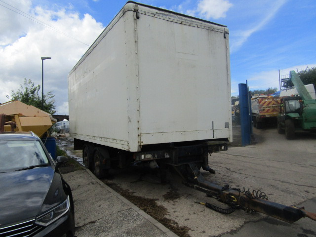 DRAWBAR BOX VAN TRAILER TANDEM AXLE (EX DRIVING SCHOOL MOT EXPIRED) - Closed box trailer: picture 2 DRAWBAR BOX VAN TRAILER TANDEM AXLE (EX DRIVING SCHOOL MOT EXPIRED) - Closed box trailer: picture 2