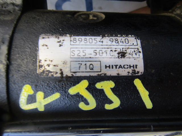 ISUZU NKR/GRAFTER 4JJ1 ENGINE STARTER MOTOR P/NO 898054 / 9840 - Electrical system for Truck: picture 3 ISUZU NKR/GRAFTER 4JJ1 ENGINE STARTER MOTOR P/NO 898054 / 9840 - Electrical system for Truck: picture 3