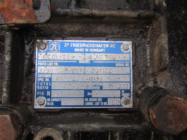 MAN TGL 6AS 850 AUTOMATIC GEARBOX - Gearbox for Truck: picture 3 MAN TGL 6AS 850 AUTOMATIC GEARBOX - Gearbox for Truck: picture 3