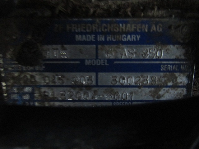 MAN TGL ZF 6AS850 AUTOMATIC GEARBOX - Gearbox for Truck: picture 3 MAN TGL ZF 6AS850 AUTOMATIC GEARBOX - Gearbox for Truck: picture 3