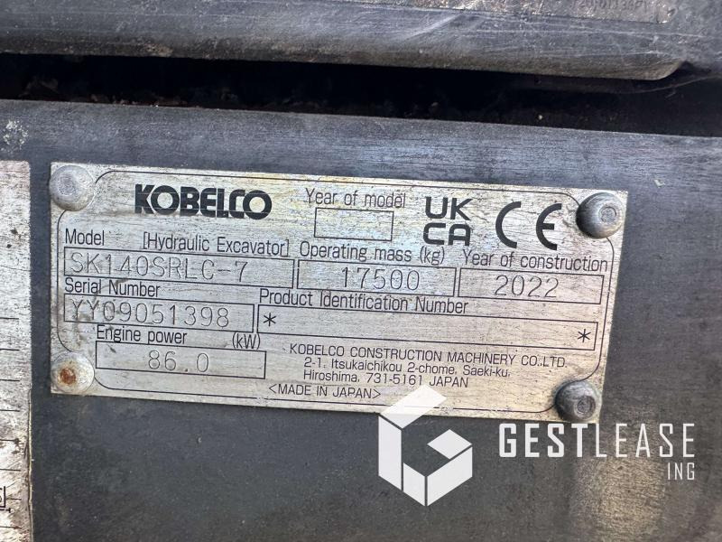 Crawler excavator Kobelco SK140: picture 9