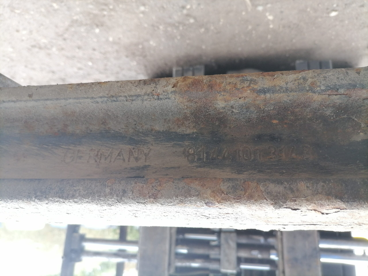 Front axle for Truck MAN Axel housing 81441013143: picture 6