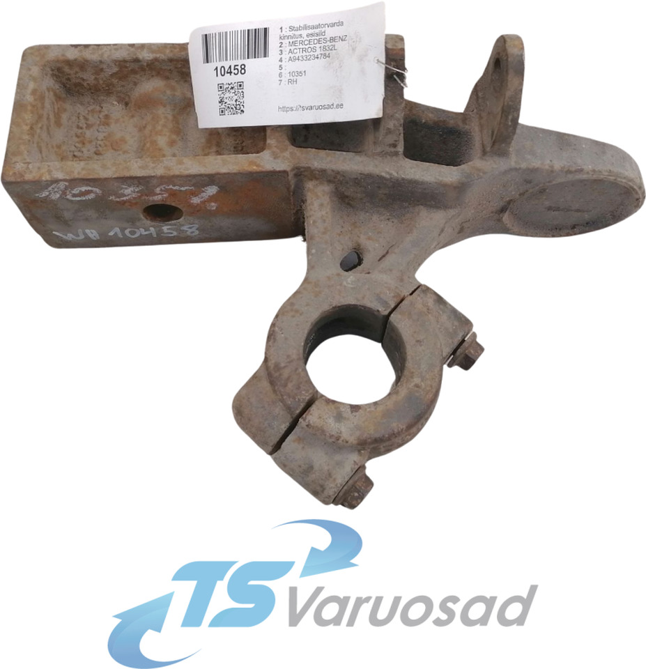 Mercedes-Benz Anti-roll bar bracket A9433234784 - Anti-roll bar for Truck: picture 1 Mercedes-Benz Anti-roll bar bracket A9433234784 - Anti-roll bar for Truck: picture 1