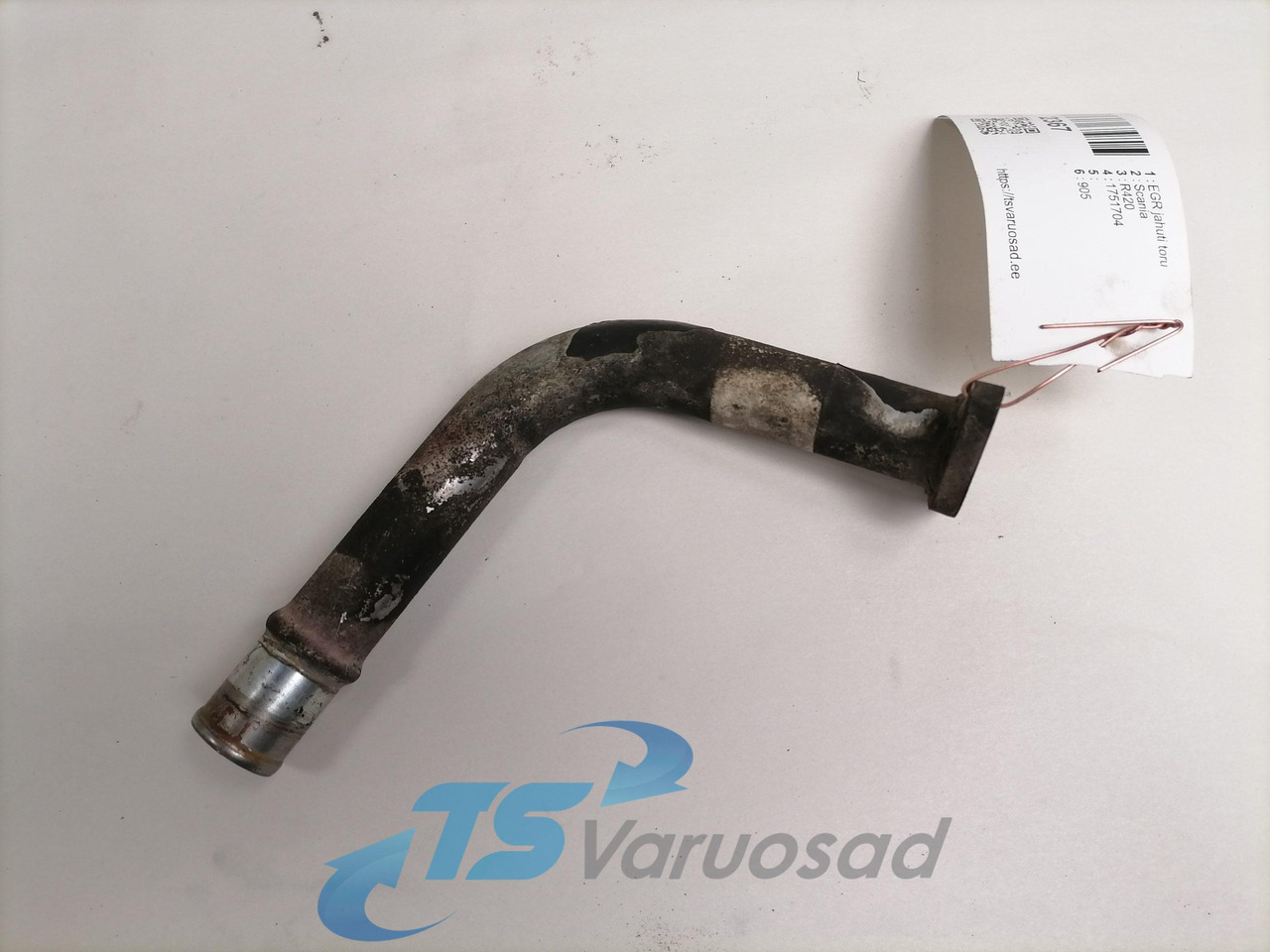 Scania EGR cooler pipe 1751704 - EGR cooler for Truck: picture 1 Scania EGR cooler pipe 1751704 - EGR cooler for Truck: picture 1