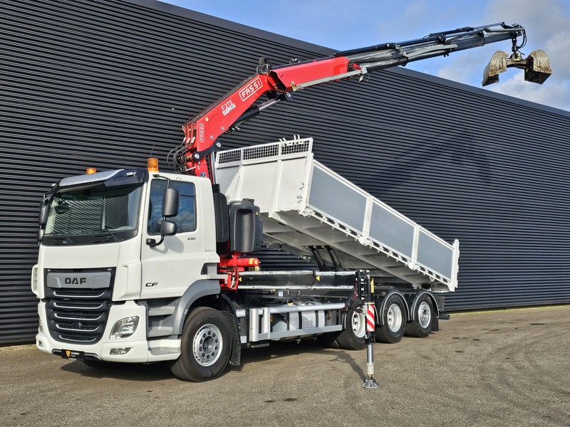 DAF CF 530 8x4-4 / FASSI 27.5 t/m CRANE + TIPPER - Hook lift truck, Crane truck: picture 1 DAF CF 530 8x4-4 / FASSI 27.5 t/m CRANE + TIPPER - Hook lift truck, Crane truck: picture 1