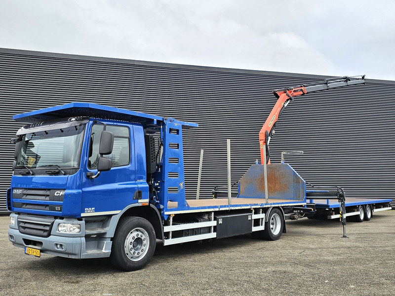 DAF CF 75.310 / PALFINGER CRANE + TRAILER - Crane truck: picture 1 DAF CF 75.310 / PALFINGER CRANE + TRAILER - Crane truck: picture 1