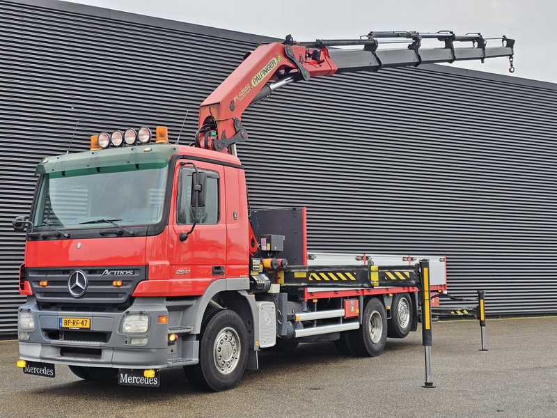 Mercedes-Benz ACTROS 2541 6X2 / PALFINGER PK 42 t/m CRANE / KRAN - Dropside/ Flatbed truck, Crane truck: picture 1 Mercedes-Benz ACTROS 2541 6X2 / PALFINGER PK 42 t/m CRANE / KRAN - Dropside/ Flatbed truck, Crane truck: picture 1