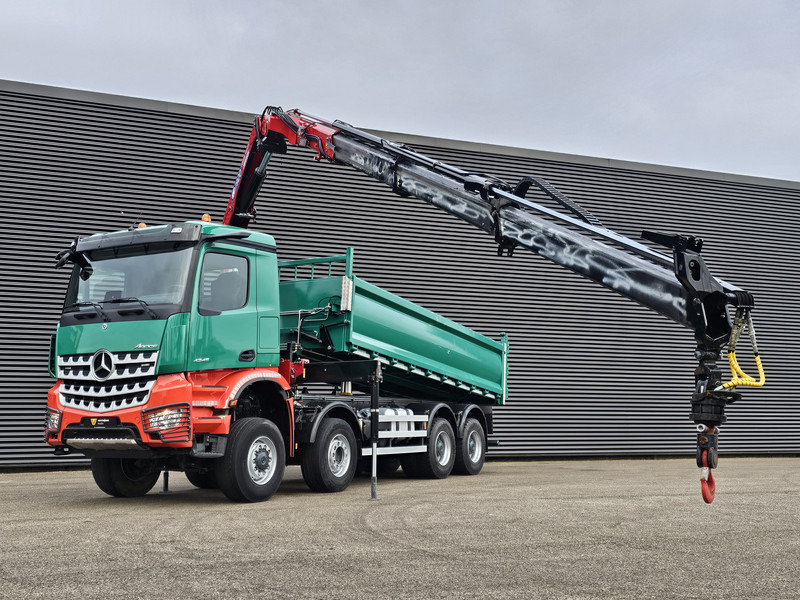 Mercedes-Benz AROCS 4145 / 8X6 / TIPPER + HMF CRANE - Tipper, Crane truck: picture 3 Mercedes-Benz AROCS 4145 / 8X6 / TIPPER + HMF CRANE - Tipper, Crane truck: picture 3
