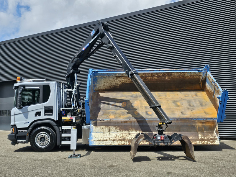 Scania P420 6x2-4 / HMF Z KRAAN / 2 KANTEN KIPPER - Tipper, Crane truck: picture 3 Scania P420 6x2-4 / HMF Z KRAAN / 2 KANTEN KIPPER - Tipper, Crane truck: picture 3