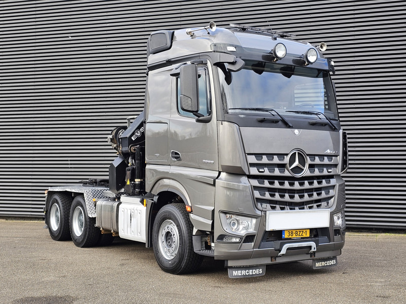 Tractor unit Mercedes-Benz Arocs 2658 6x4 / HMF 40 t/m - 21.3 mtr / WINCH: picture 9