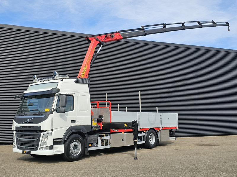 Volvo FM420 4x2 / PALFINGER 18502 - 17 mtr / CRANE / KRAN - Dropside/ Flatbed truck, Crane truck: picture 1 Volvo FM420 4x2 / PALFINGER 18502 - 17 mtr / CRANE / KRAN - Dropside/ Flatbed truck, Crane truck: picture 1