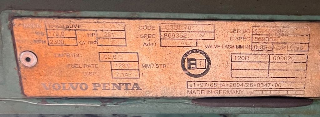 VOLVO PENTA & DANA SPICER Top Zustand - Engine for Truck: picture 2 VOLVO PENTA & DANA SPICER Top Zustand - Engine for Truck: picture 2