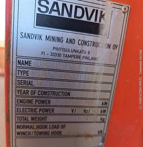 Sandvik DT1132i - Mining machinery: picture 5 Sandvik DT1132i - Mining machinery: picture 5