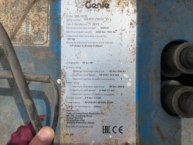 Genie GS1932 - Scissor lift: picture 5 Genie GS1932 - Scissor lift: picture 5