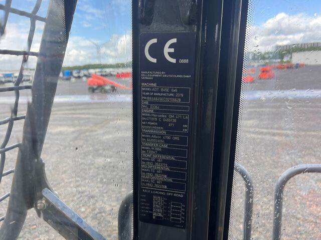 Bell B45E - Articulated dumper: picture 5 Bell B45E - Articulated dumper: picture 5