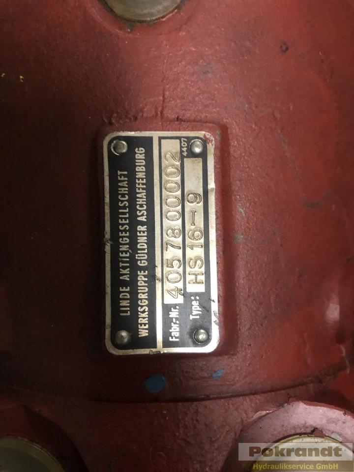 Linde HS 16-9 - Hydraulics: picture 2 Linde HS 16-9 - Hydraulics: picture 2