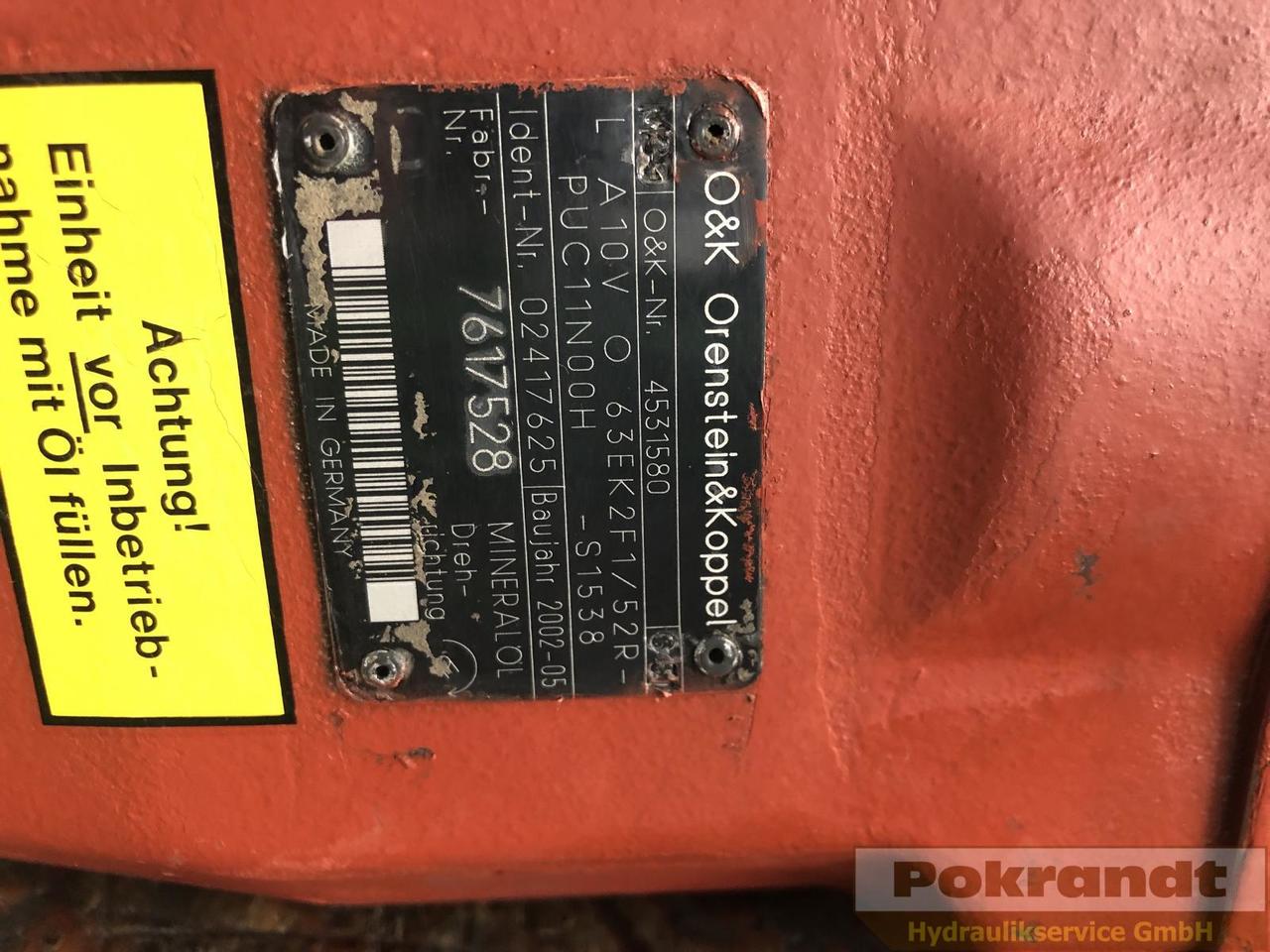 Rexroth A10VO63EK2F1-52R-PUC11N00H-S1538 - Hydraulic pump: picture 2 Rexroth A10VO63EK2F1-52R-PUC11N00H-S1538 - Hydraulic pump: picture 2