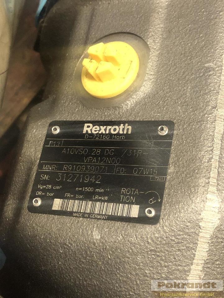 Rexroth A10VSO100DRG 31R + A10VSO28DG 31R Bosch A10VSO100DRG 31 R VPA12K25 + A10VSO28DG 31R VPA12N00 - Hydraulic pump: picture 3 Rexroth A10VSO100DRG 31R + A10VSO28DG 31R Bosch A10VSO100DRG 31 R VPA12K25 + A10VSO28DG 31R VPA12N00 - Hydraulic pump: picture 3