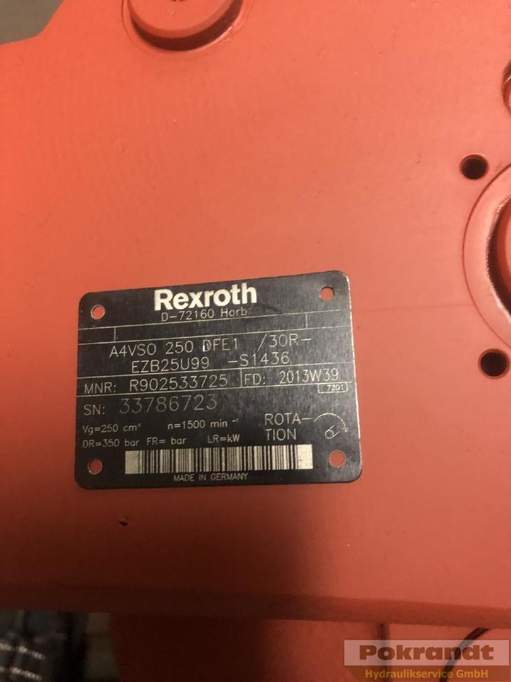 Rexroth Bosch A4VSO250DFE1 30R EZB25U99-S1436 - Hydraulic pump: picture 2 Rexroth Bosch A4VSO250DFE1 30R EZB25U99-S1436 - Hydraulic pump: picture 2