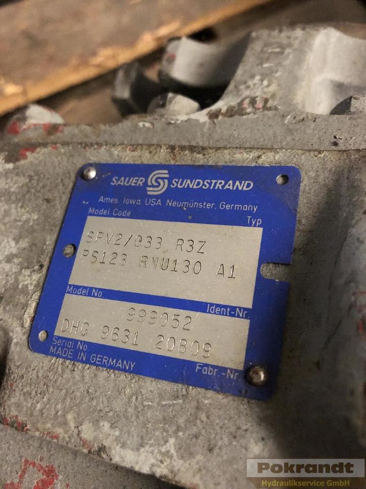 Sauer-Danfoss SPV2 033 R3ZPS - Hydraulic pump: picture 2 Sauer-Danfoss SPV2 033 R3ZPS - Hydraulic pump: picture 2