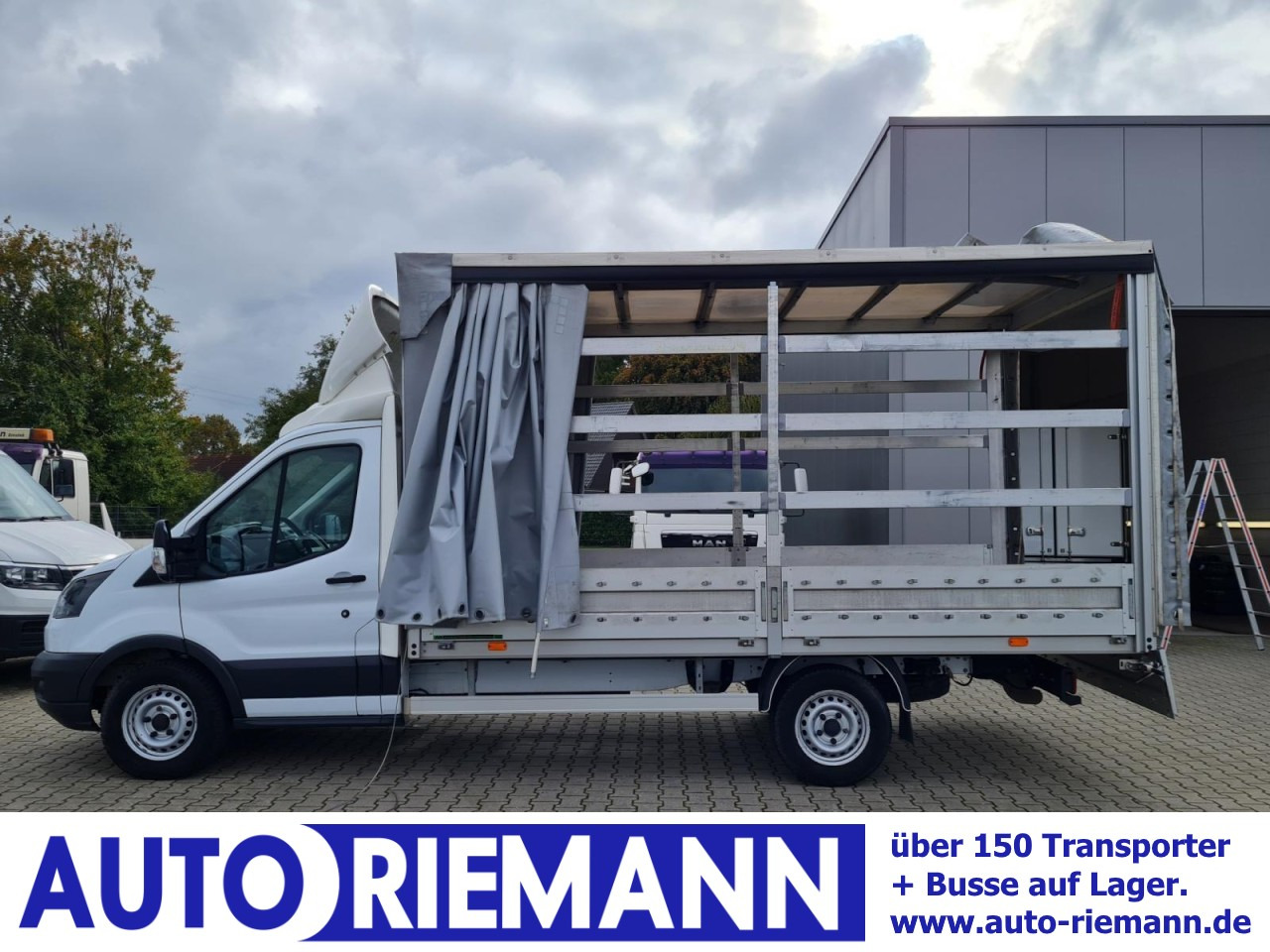 Ford Transit 35 Pritsche Schiebe Plane TDCi L3 KLIMA - Curtain side van: picture 1 Ford Transit 35 Pritsche Schiebe Plane TDCi L3 KLIMA - Curtain side van: picture 1