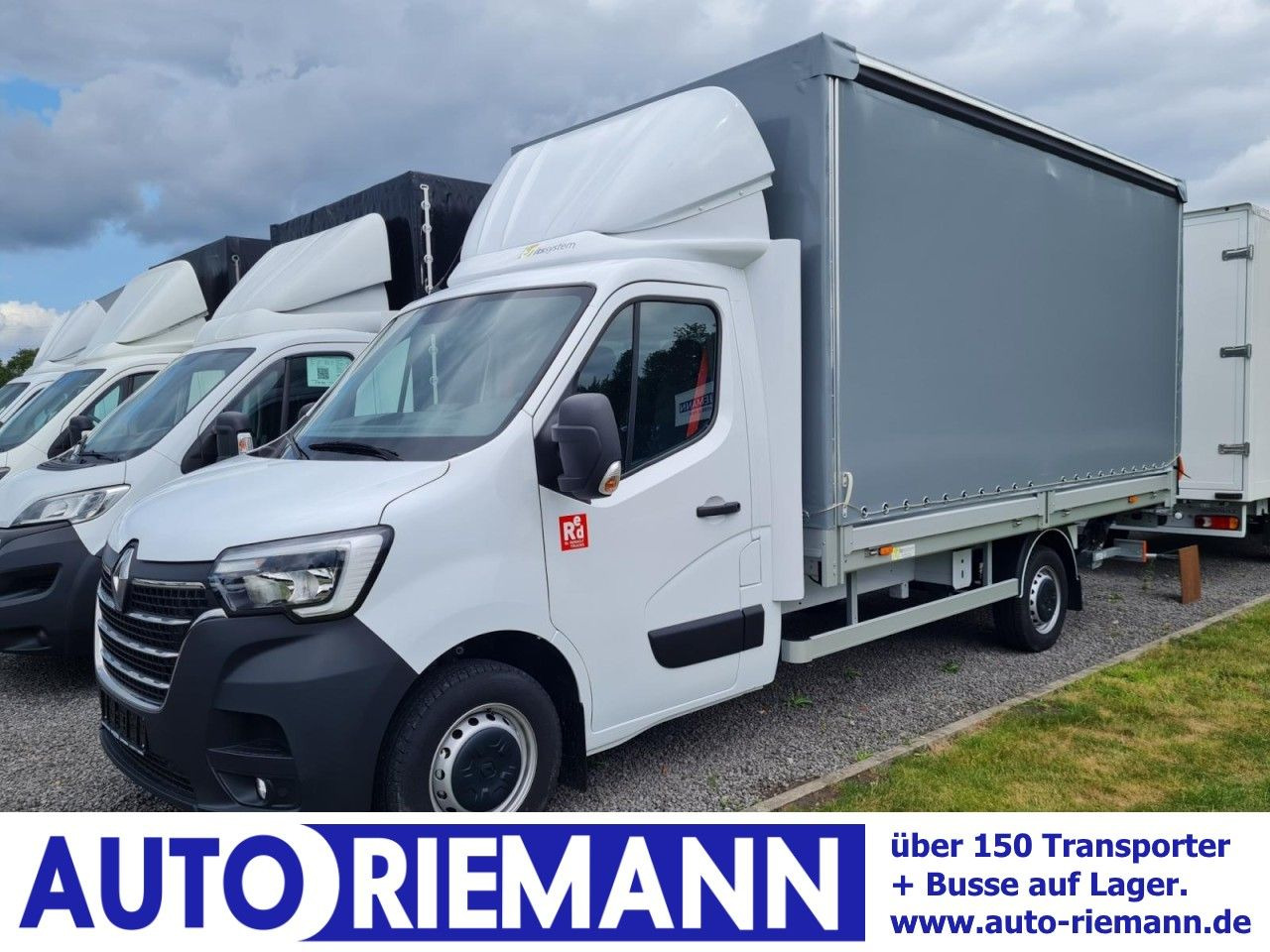 Renault Master 3,5t Pritsche Schiebe Plane dCi LBW Luftf - Curtain side van: picture 1 Renault Master 3,5t Pritsche Schiebe Plane dCi LBW Luftf - Curtain side van: picture 1