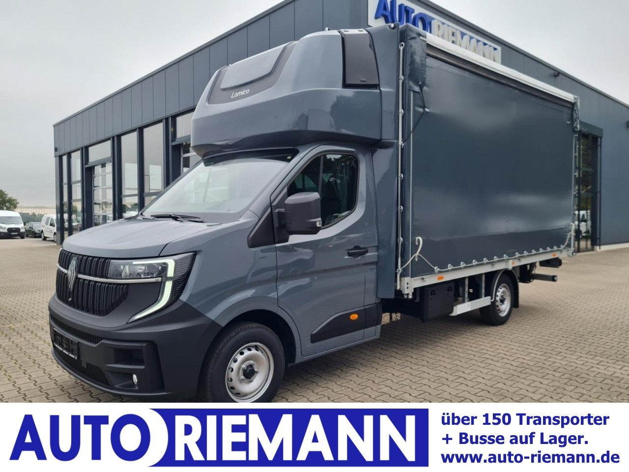 Renault Master New Pritsche Schiebe Plane Schlafkab LBW - Curtain side van: picture 1 Renault Master New Pritsche Schiebe Plane Schlafkab LBW - Curtain side van: picture 1