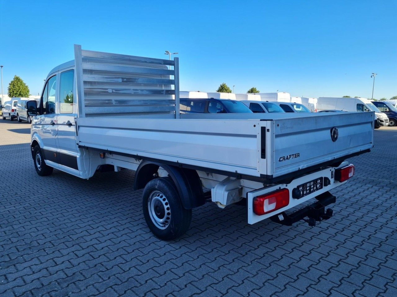 Flatbed van, Combi van Volkswagen Crafter 35 Doka TDI lang AHK Klima: picture 7