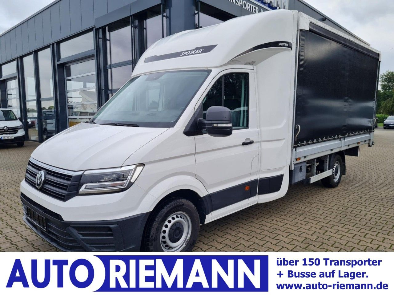 Volkswagen Crafter 35 Pritsche Schlafkabine LED TEMPOMAT - Curtain side van: picture 1 Volkswagen Crafter 35 Pritsche Schlafkabine LED TEMPOMAT - Curtain side van: picture 1