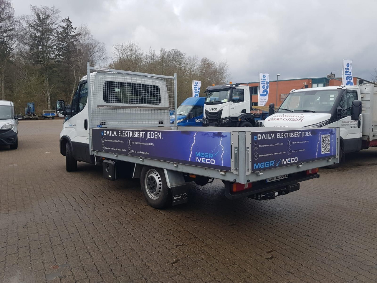 Iveco Daily 38S14E Pritsche AHK,HI-Connect,ACC 140 ... - Flatbed van, Electric van: picture 4 Iveco Daily 38S14E Pritsche AHK,HI-Connect,ACC 140 ... - Flatbed van, Electric van: picture 4