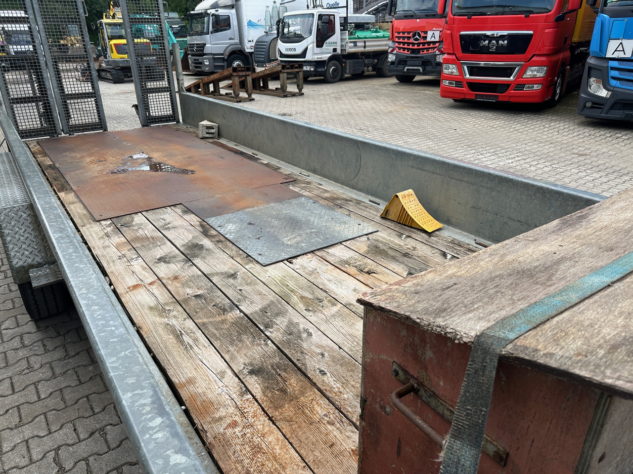 Low loader trailer Demmler Tandem-Tiefladeranhänger Fräsenanhänger: picture 7