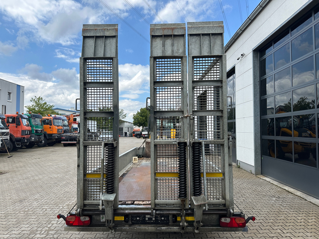 Low loader trailer Demmler Tandem-Tiefladeranhänger Fräsenanhänger: picture 14
