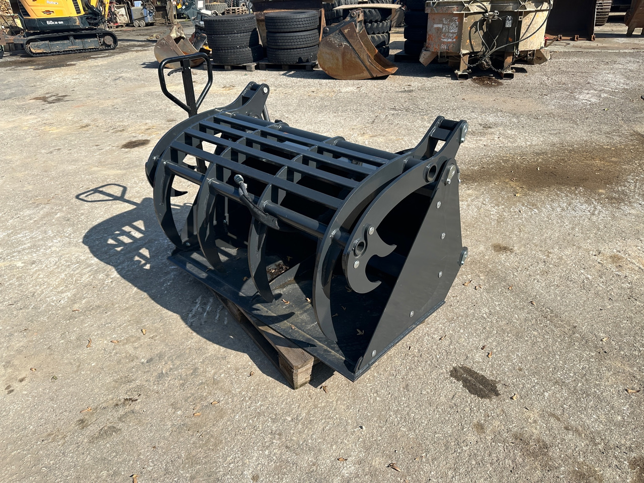 Greiferschaufel mit Niederhalter 140 cm - Grapple: picture 2 Greiferschaufel mit Niederhalter 140 cm - Grapple: picture 2