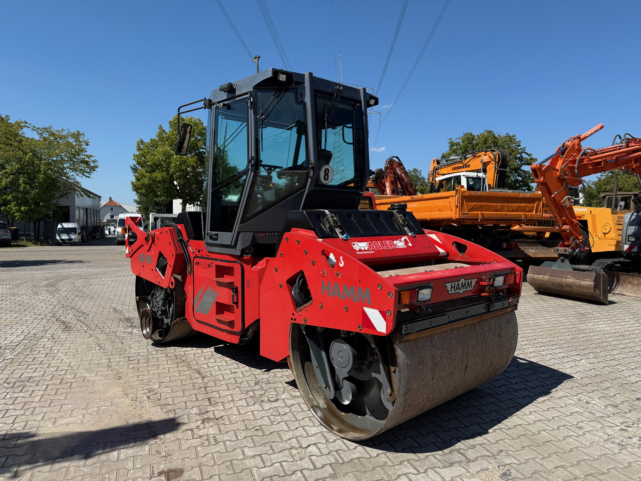 Hamm HD090V Tandemwalze knickgelenkt - Road roller: picture 5 Hamm HD090V Tandemwalze knickgelenkt - Road roller: picture 5