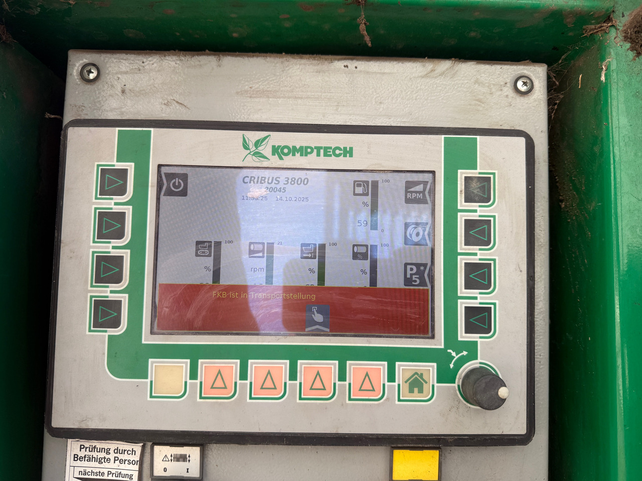 Screener, Semi-trailer Komptech Cribus 3800 Trommelsiebanlage auf Auflieger: picture 15 Screener, Semi-trailer Komptech Cribus 3800 Trommelsiebanlage auf Auflieger: picture 15