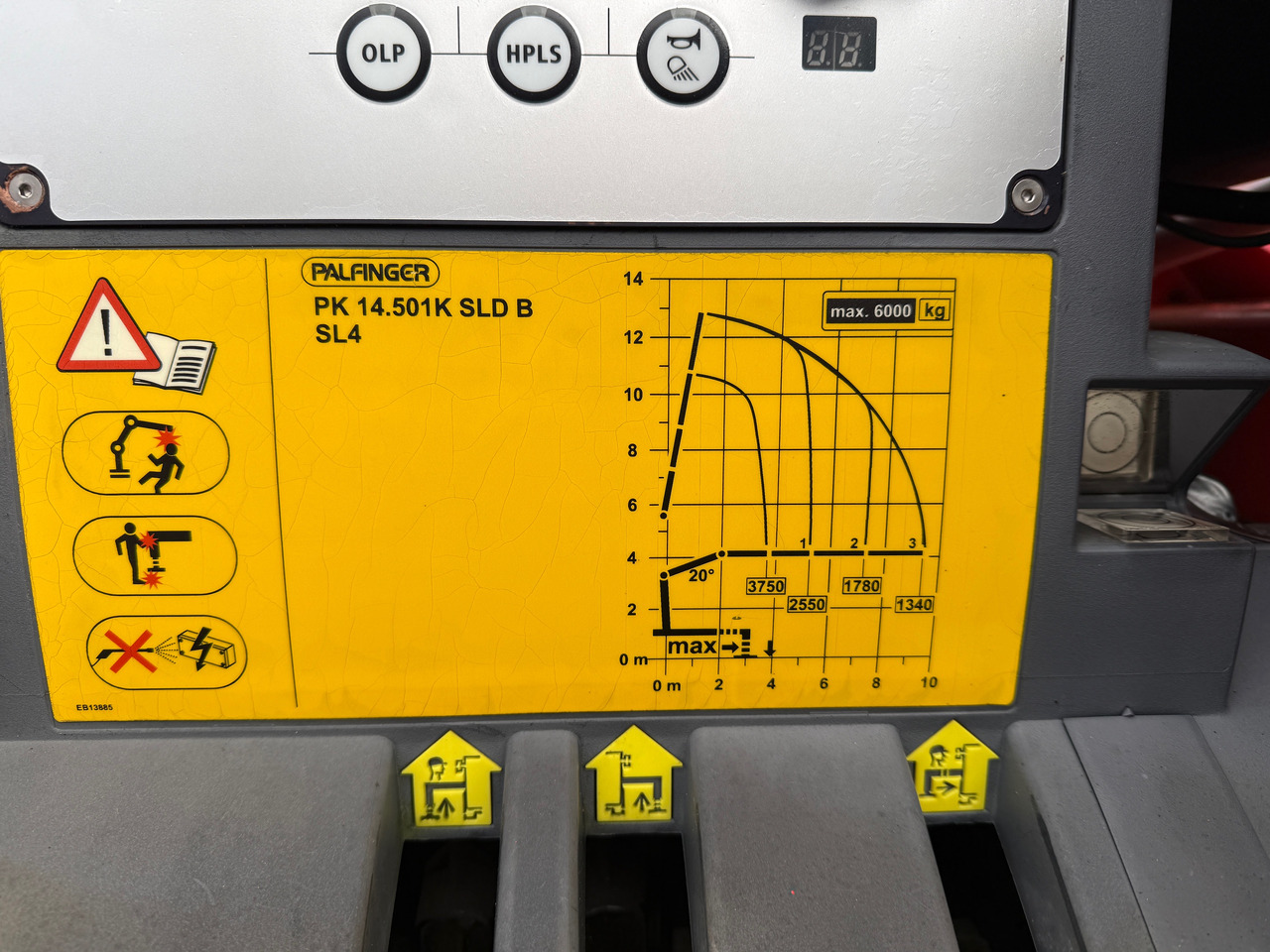 Tipper, Crane truck MAN TGM 18.320 Kipper+Kran Palfinger 4x4 Funk Greifer: picture 15