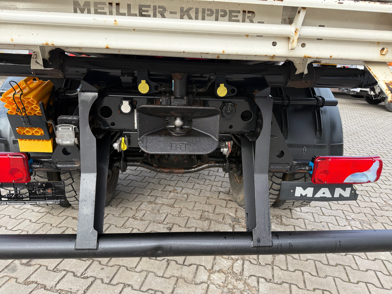 Tipper, Crane truck MAN TGM 18.320 Kipper+Kran Palfinger 4x4 Funk Greifer: picture 11