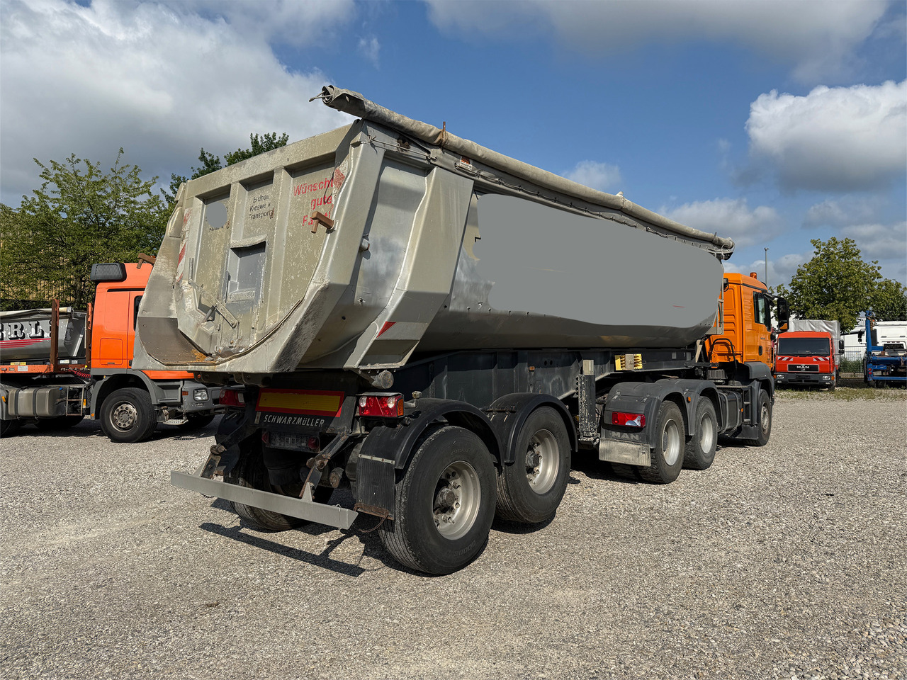 Tipper MAN TGS 26.480 SZM 6x4 mit Kippauflieger: picture 6