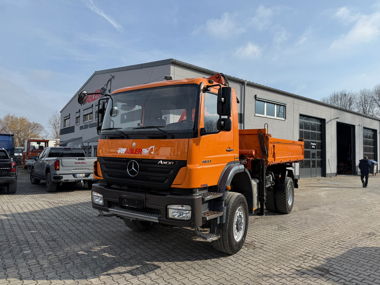 Mercedes-Benz 1833 Axor Kipper Kran Allrad - Tipper, Crane truck: picture 2 Mercedes-Benz 1833 Axor Kipper Kran Allrad - Tipper, Crane truck: picture 2
