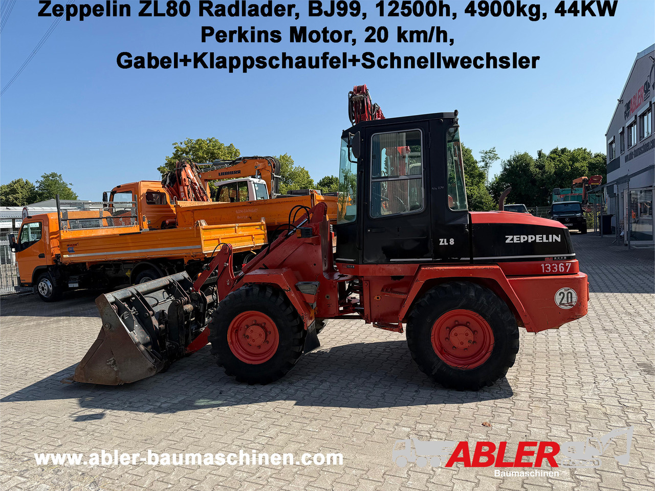 Zeppelin ZL80 Radlader - Wheel loader: picture 1 Zeppelin ZL80 Radlader - Wheel loader: picture 1