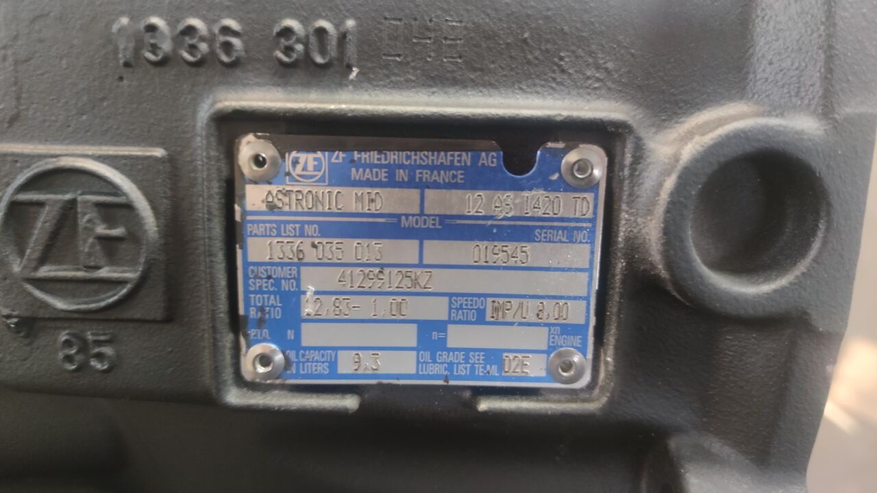 IVECO 12As1420TD IVECO Stralis truck - Gearbox for Truck: picture 4 IVECO 12As1420TD IVECO Stralis truck - Gearbox for Truck: picture 4