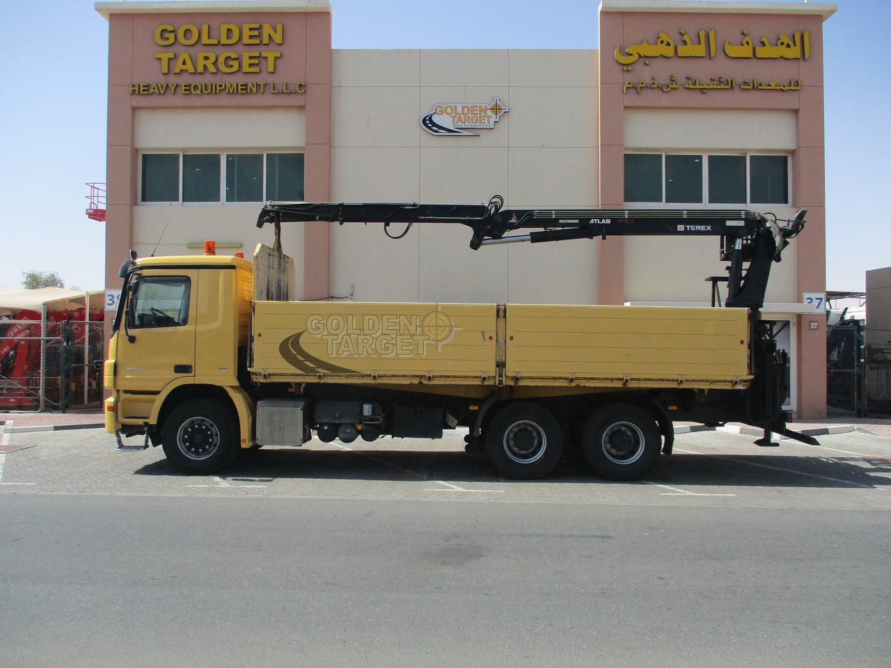 Crane truck MERCEDES-BENZ ACTROS 2644 6×4 with ATLAS 165.2 Block Crane: picture 7